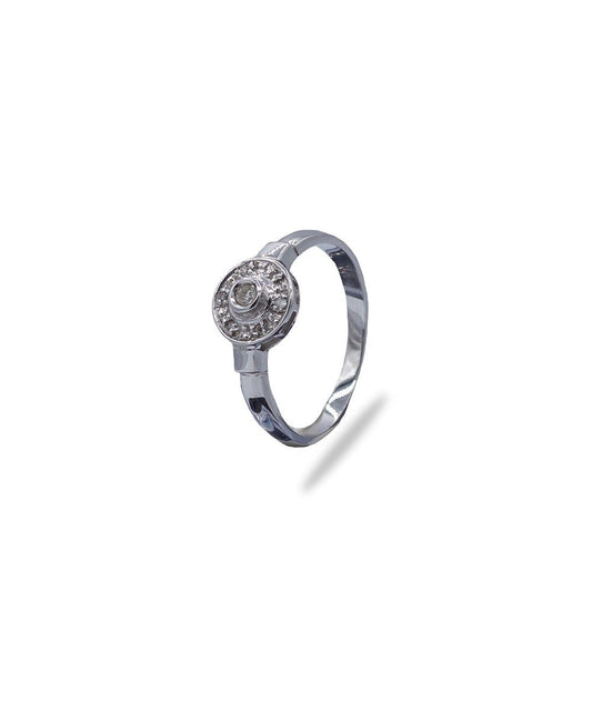 Anillo de pedida con diamantes - Riviere Joyeros