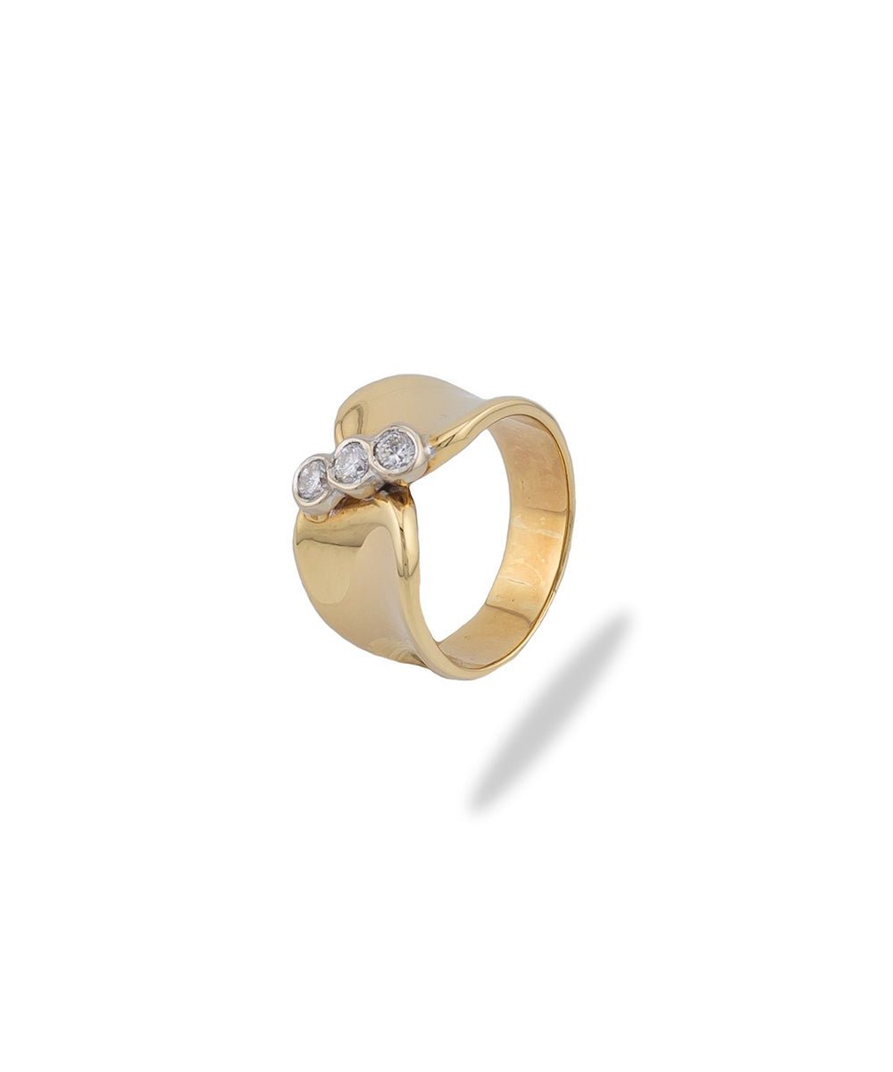 Anillo vintage con diamantes - Riviere Joyeros